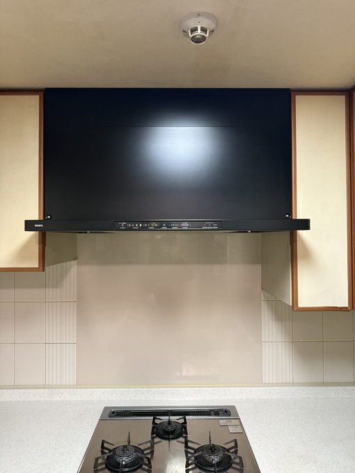 レンジフード施工後