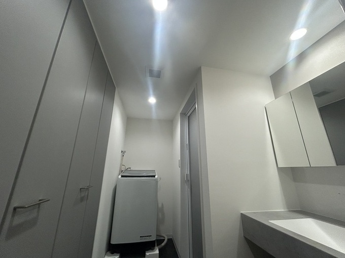 施工後 浴室 収納・水栓まわり