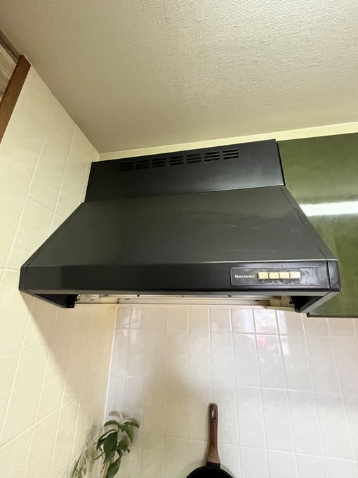 施工前レンジフード(ブーツ型)