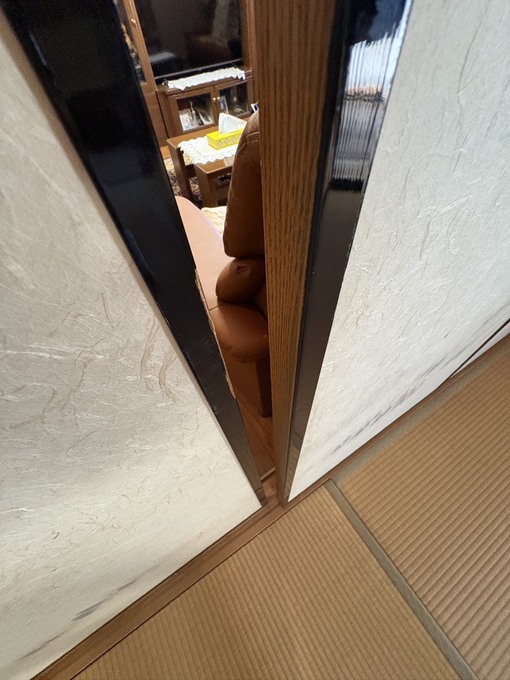 施工前|戸襖縁の傷み