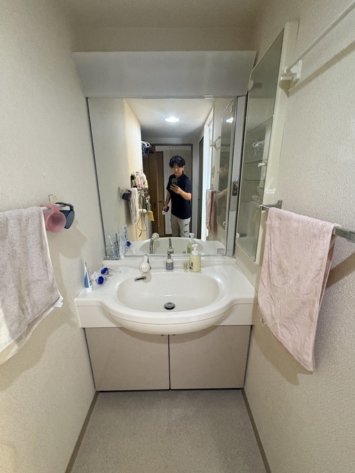 洗面所リフォーム施工前 豊中市西泉丘