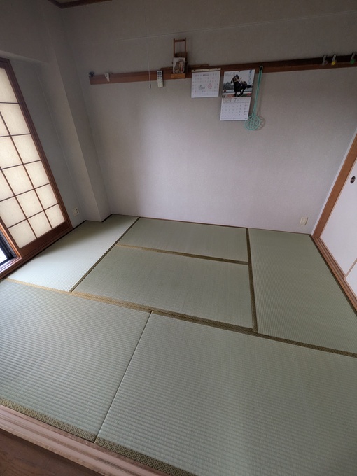 【施工後】熊本産い草 畳表替え後の和室