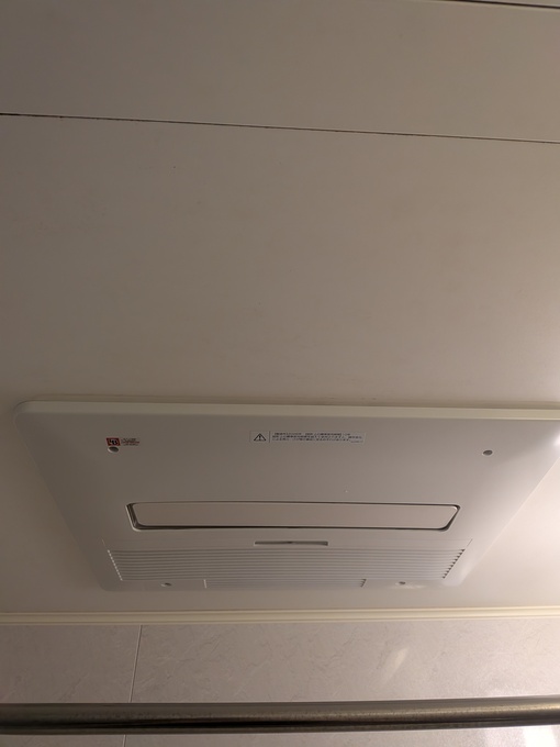 施工後 ノーリツ温水式浴室暖房乾燥機 BDV-4106AUKNC-J3-BL