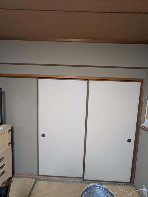 【施工前】豊中市東泉丘マンション｜貼り替え前の和室襖