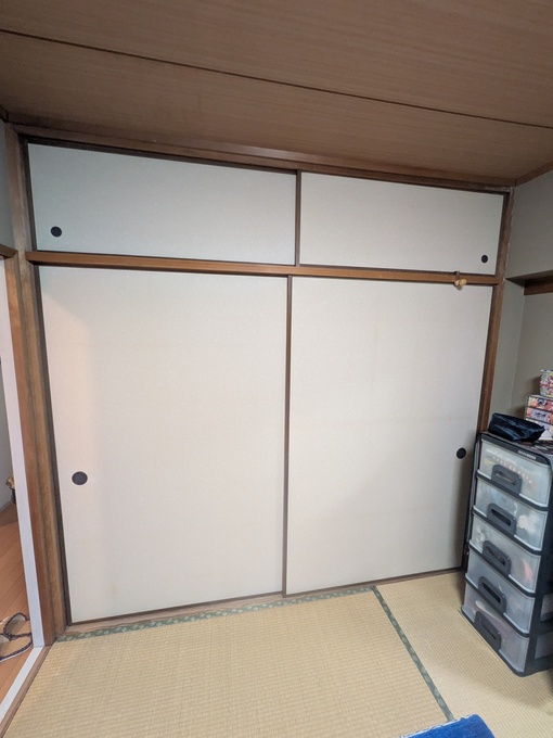 【施工前】豊中市東泉丘マンション｜貼り替え前の和室襖
