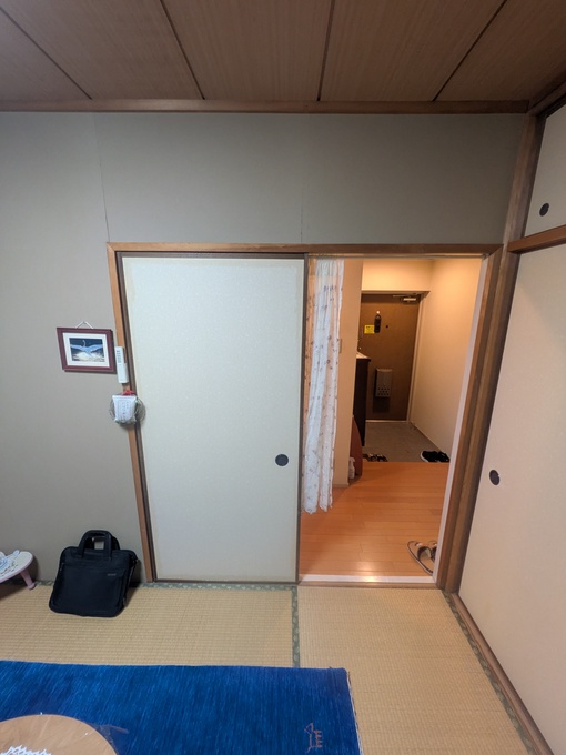 【施工前】豊中市東泉丘マンション｜貼り替え前の和室襖