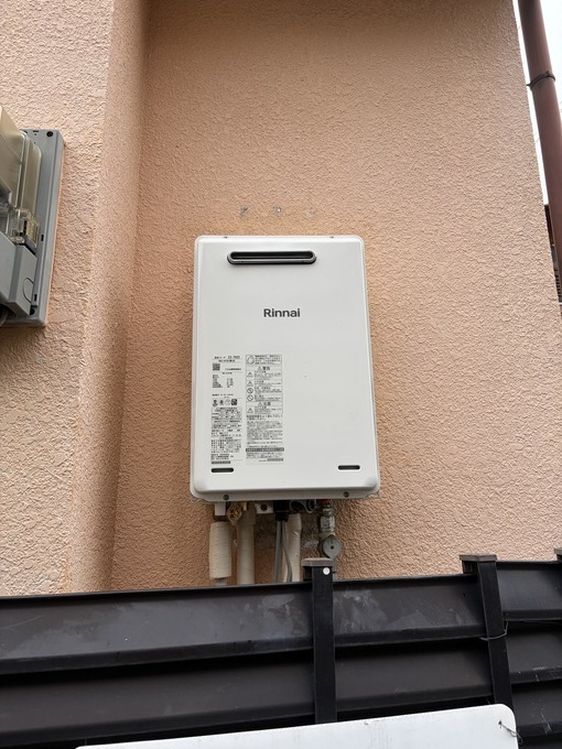 「尼崎市西立花町 リンナイ給湯器交換施工後｜RUJ-A1610W(A)」