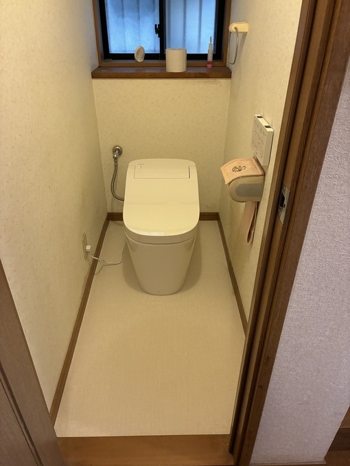 西宮市上甲子園 アラウーノS160施工後｜クッションフロアも貼替