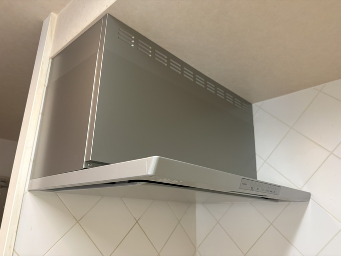西宮市南昭和町｜リンナイXGRレンジフード交換施工後