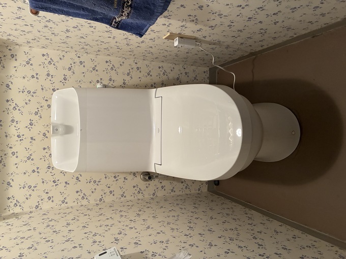 「施工後｜西宮市甲子園三番町・LIXILリフレッシュシャワートイレ DWT-ZC181」
