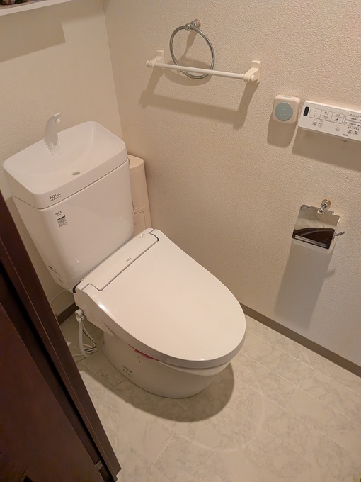 施工後｜手洗い付きアメージュで明るくなったトイレ