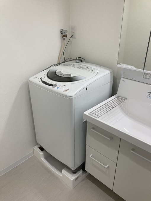 施工後｜LIXILピアラW900と洗濯機スペース