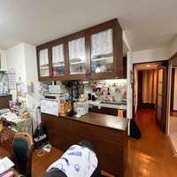 施工前|調理器具やキッチン用品が表に出やすかった既存キッチン