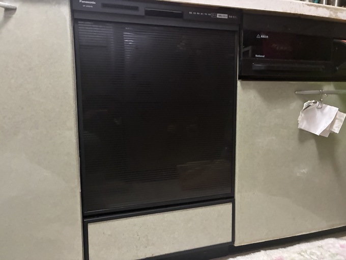 西宮市段上町｜Panasonic NP-45RD9Kへ交換したマンションのビルトイン食洗機