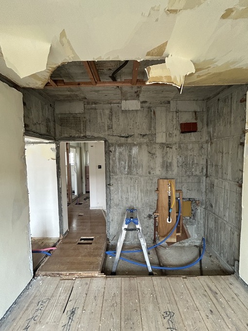 尼崎市今福マンション｜水まわり解体・配管工事