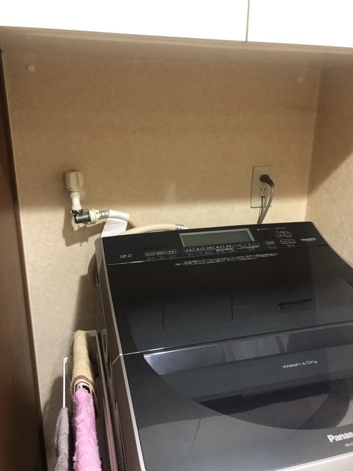 施工前｜交換前の洗濯水栓