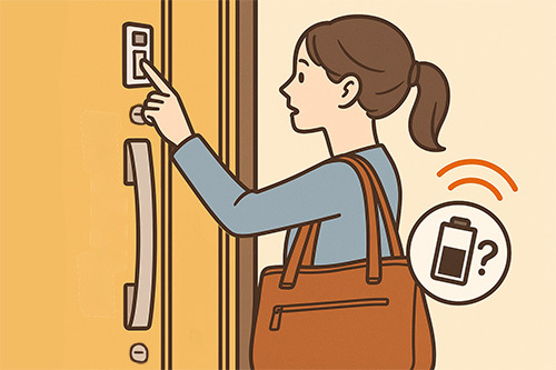 玄関ドアリフォームで人気の電子キー、電池切れは大丈夫？安心して使うためのポイント