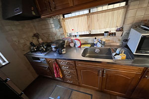 足立区 I様邸-キッチンリフォーム施工前01