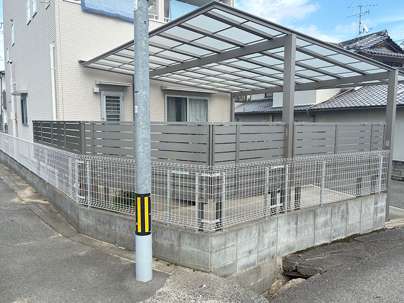 広島市安佐南区 M様邸-エクステリアリフォーム施工後01