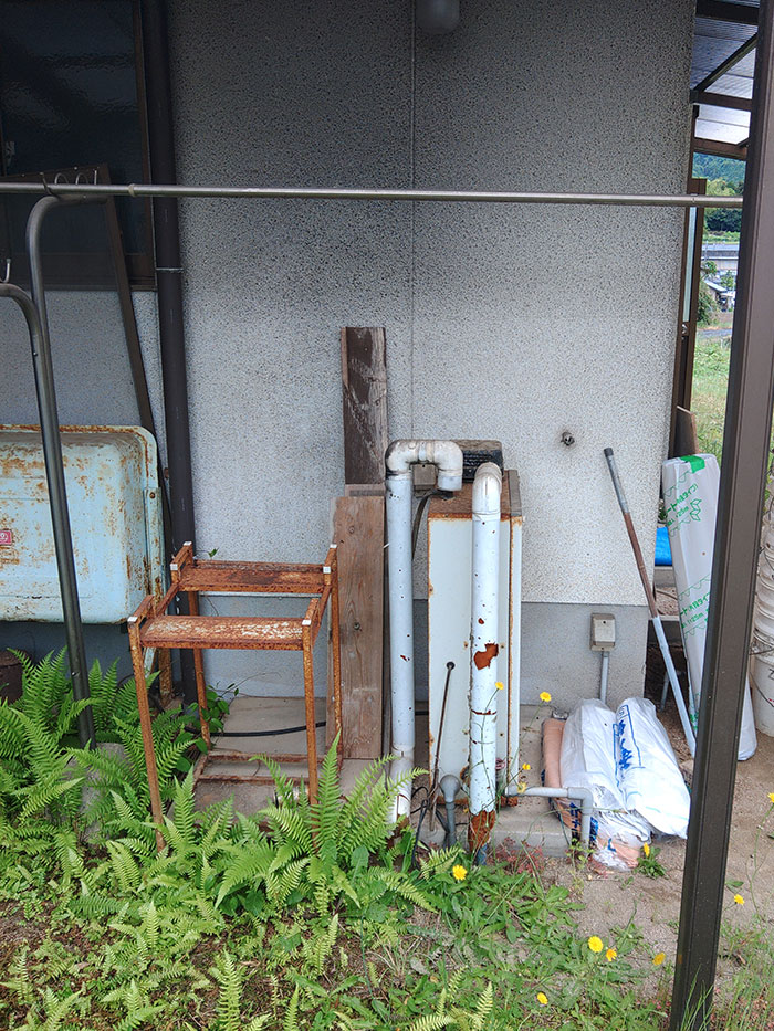 広島市安佐南区 N様邸-給湯器・エコキュート交換施工前01