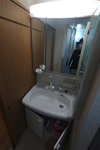 広島市安佐南区 S様邸-洗面リフォーム施工前01