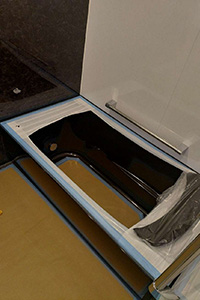 千葉市中央区 Y様邸-バスルームリフォーム施工中03