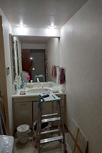 千葉市稲毛区 Y様邸-洗面リフォーム施工前02