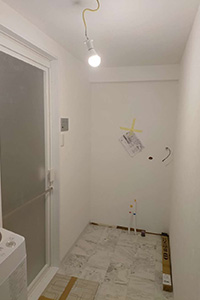 千葉市稲毛区 Y様邸-洗面リフォーム施工中01