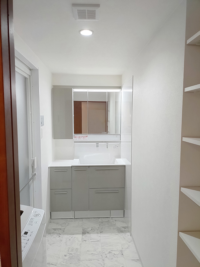 千葉市稲毛区 Y様邸-洗面リフォーム, 内装リフォーム施工後04