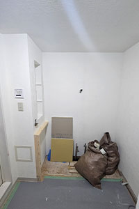 名古屋市昭和区 H様邸-洗面リフォーム施工中03