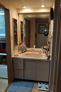 名古屋市昭和区 K様邸-洗面リフォーム施工前01