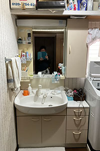 名古屋市千種区 T様邸-洗面リフォーム施工前02