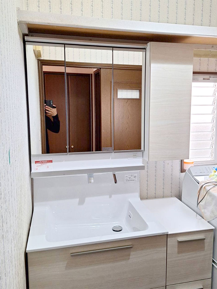 名古屋市千種区 T様邸-洗面リフォーム施工後02