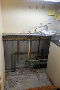 名古屋市千種区 S様邸-キッチンリフォーム施工中01