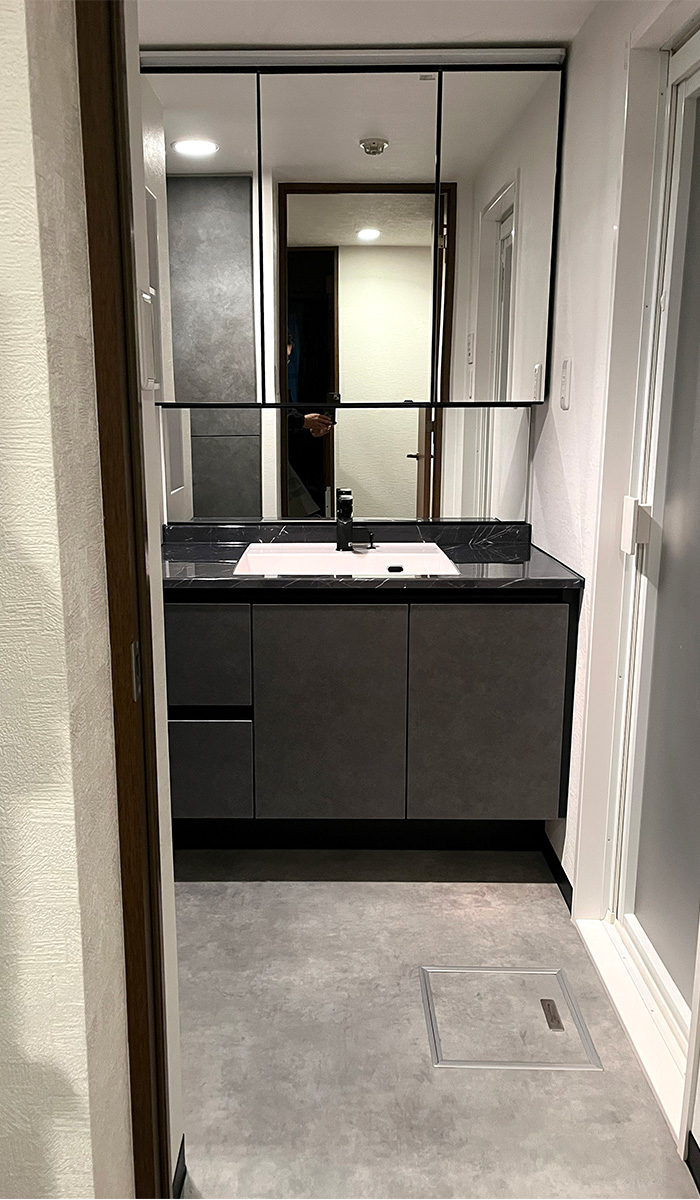 名古屋市天白区 S様邸-洗面リフォーム施工後01