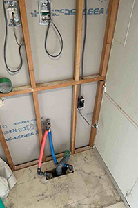 名古屋市瑞穂区 K様邸-洗面リフォーム施工中01