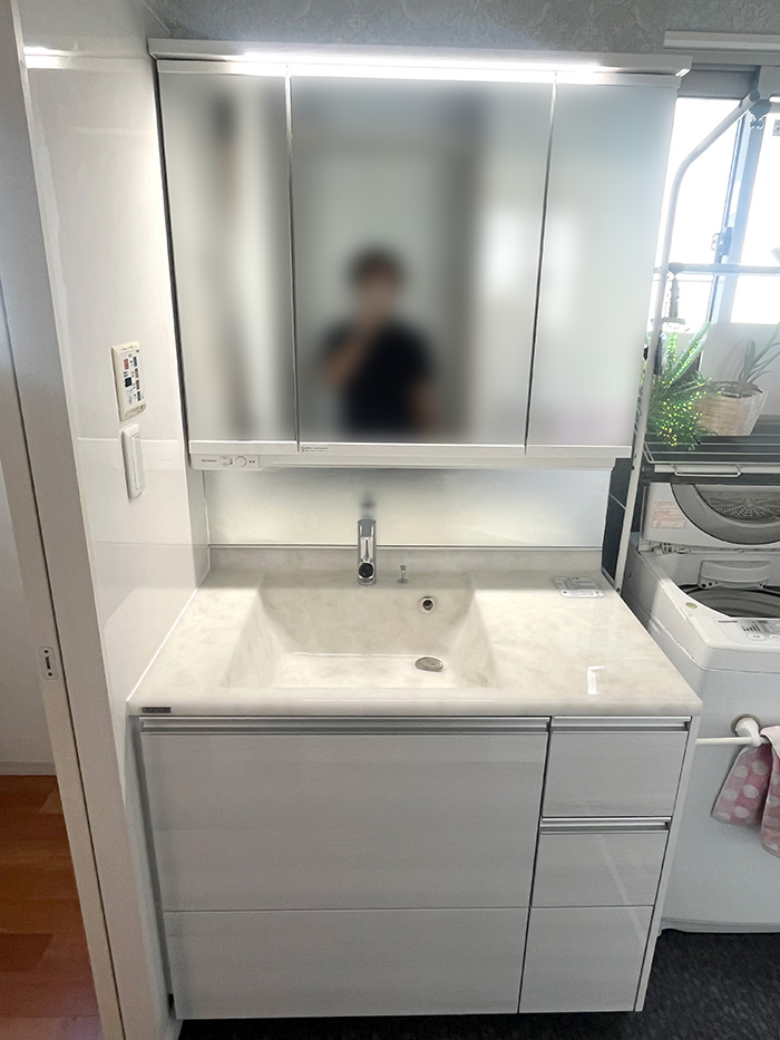 知多市 O様邸-洗面リフォーム, 内装リフォーム施工後02