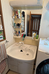 東海市 O様邸-洗面リフォーム施工前01