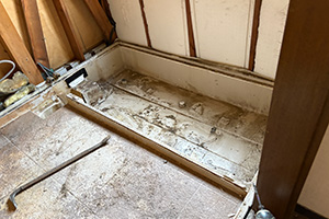 知多郡東浦町 H様邸-バスルームリフォーム施工中01