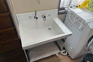 東海市 O様邸-洗面リフォーム施工中02