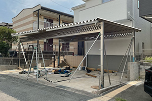 知多市 S様邸-エクステリアリフォーム施工中02