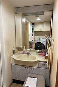 東海市 E様邸-洗面リフォーム施工前01
