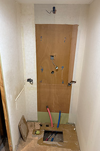 東海市 E様邸-洗面リフォーム施工中03