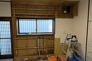 東海市 M様邸-キッチンリフォーム施工中01