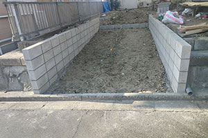 知多郡東浦町 A様邸-エクステリアリフォーム施工中03
