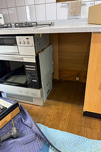 知多市 T様邸-キッチンリフォーム施工中01