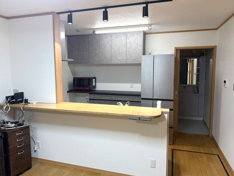 東海市 S様邸-キッチンリフォーム施工後01
