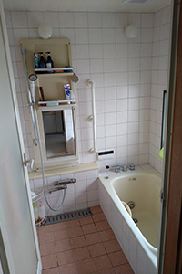 調布市 K様邸-バスルームリフォーム施工前02