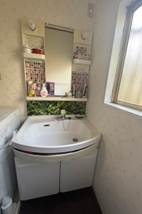 調布市 I様邸-洗面リフォーム施工前01