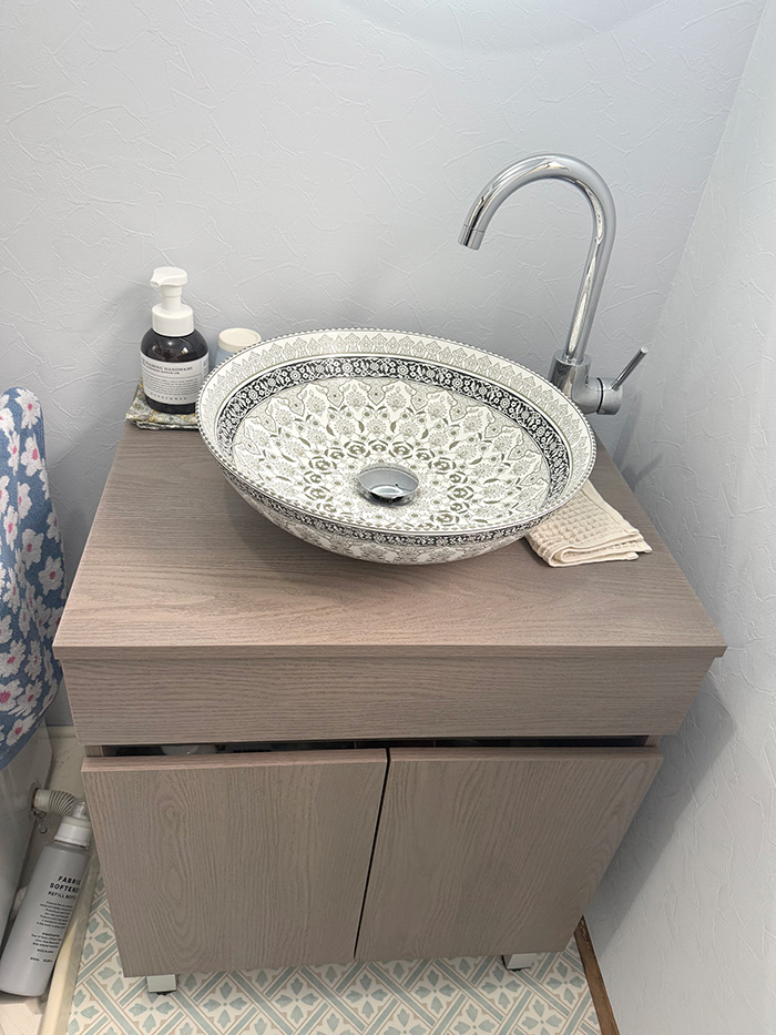 調布市 I様邸-洗面リフォーム施工後01